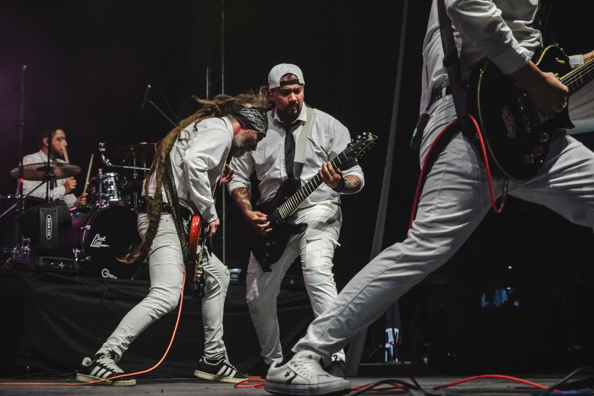 Una banda en tarima, Ibagué Ciudad Rock 2025